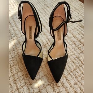 Shoes, Zara Stilleto with ankle strap